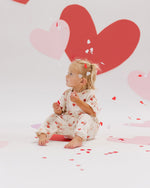 Quincy Mae | Jersey Tee & Pant Set - Heart Balloons