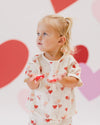 Quincy Mae | Jersey Tee & Pant Set - Heart Balloons