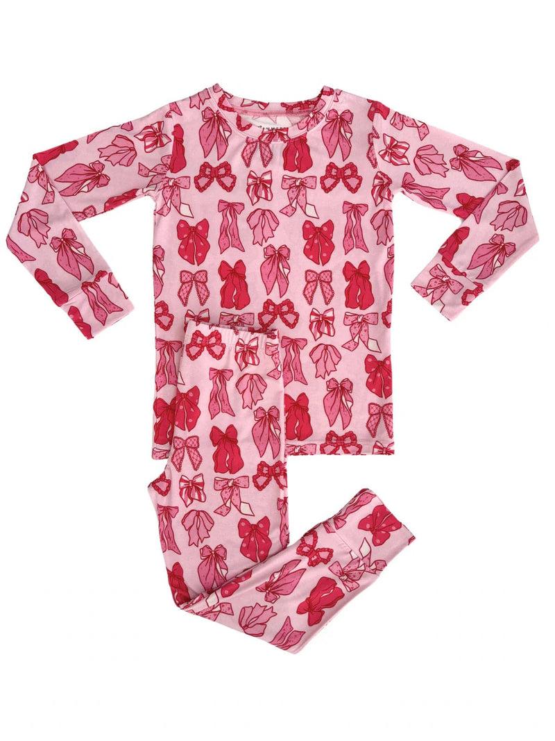 In My Jammers | Valentine’s Bow Two-Piece Pajamas