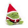 Jellycat Santa Rickey Rain Frog