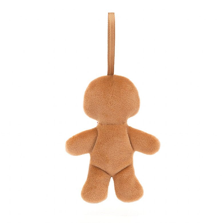 Jellycat Festive Folly Gingerbread Fred Ornament