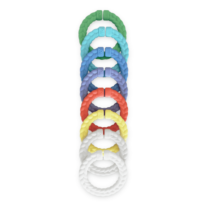 Bitzy Bespoke Itzy  Linking Ring Set - Rainbow