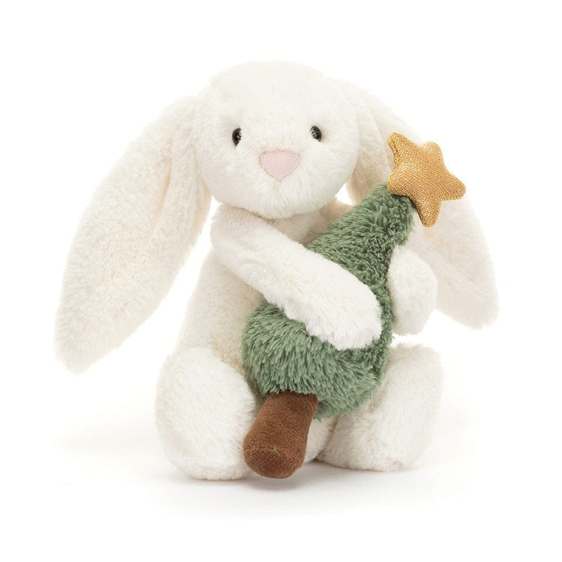 Jellycat Bashful Bunny with Christmas Tree (Coming Soon)