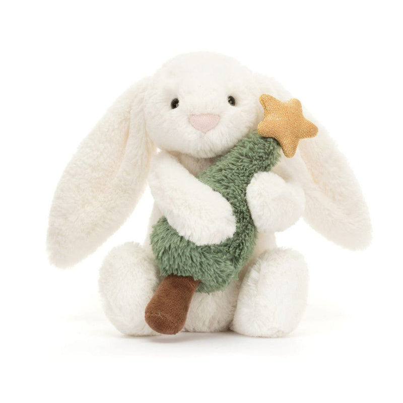 Jellycat Bashful Bunny with Christmas Tree (Coming Soon)