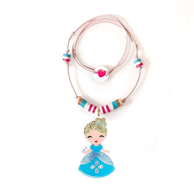 Lilies & Roses NY | Cute Doll Blue Dress Beaded Necklace