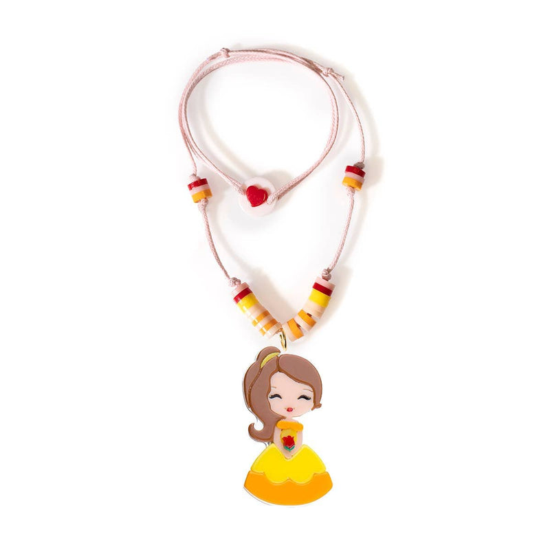 Lilies & Roses NY | Cute Doll Yellow Dress Beaded Necklace