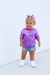 Little Bipsy | Watercolor Tee - Pink