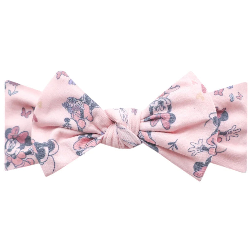 Copper Pearl | Knit Headband Bow - Minnie Mouse