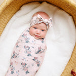 Copper Pearl | Knit Swaddle Blanket - Minnie Mouse