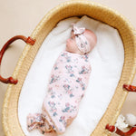 Copper Pearl | Knit Swaddle Blanket - Minnie Mouse