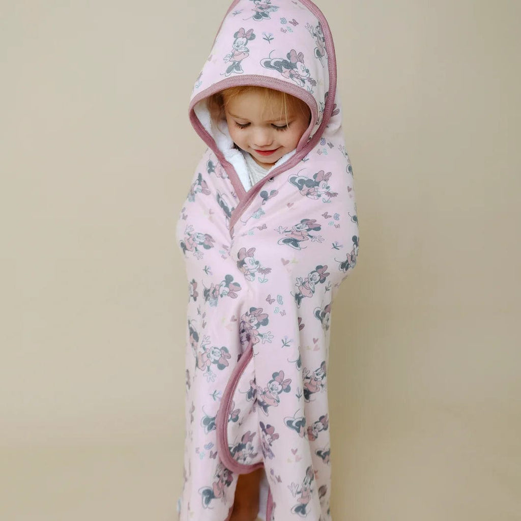 Copper Pearl | Premium Baby Hooded Towel - Minnie Mouse