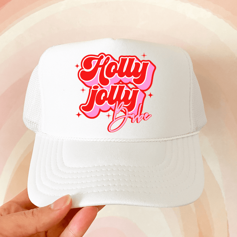 Holly Jolly Babe Trucker Hat