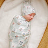 Copper Pearl | Knit Swaddle Blanket - Mickey Mouse & Friends