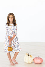 Mila & Rose | Stay Spooky 3/4 Sleeve Pocket Twirl Dress