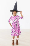 Mila & Rose | Witches Boo 3/4 Sleeve Pocket Twirl Dress