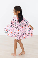 Mila & Rose | Purr-Fectly Spooky 3/4 Sleeve Pocket Twirl Dress