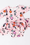 Mila & Rose | Purr-Fectly Spooky Twirl Bodysuit