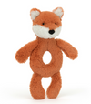 Jellycat Bashful Fox Cub Ring Rattle