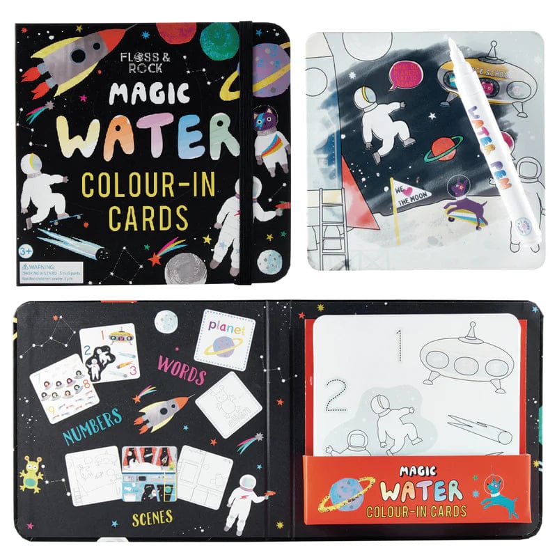 Floss & Rock | Magic Colour Changing Water Cards - Space