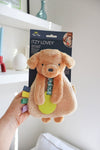 Itzy Lovey Puppy Plush + Teether Toy