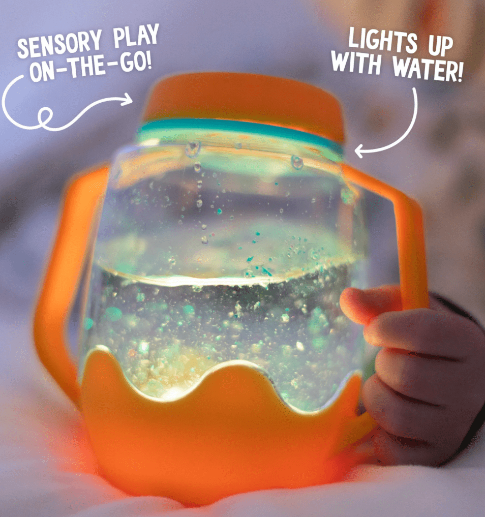 Glo Pals | Orange Sensory Play Jar