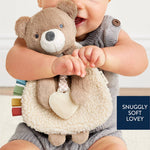 Itzy Lovey Theo Bear Plush + Teether Toy