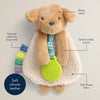 Itzy Lovey Puppy Plush + Teether Toy