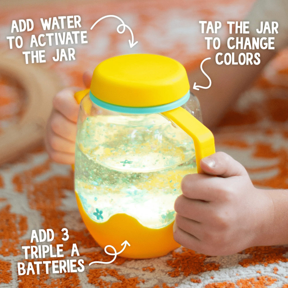 Glo Pals | Yellow Sensory Play Jar