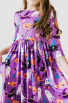 Mila & Rose | No Tricks, Just Treats 3/4 Sleeve Pocket Twirl Dress