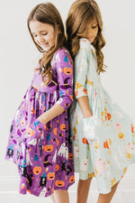 Mila & Rose | Ghouls Just Wanna Have Fun 3/4 Sleeve Pocket Twirl Dress