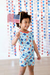 Kiki + Lulu | Patriotic Party in the USA Short Sleeve &  Set Pajamas