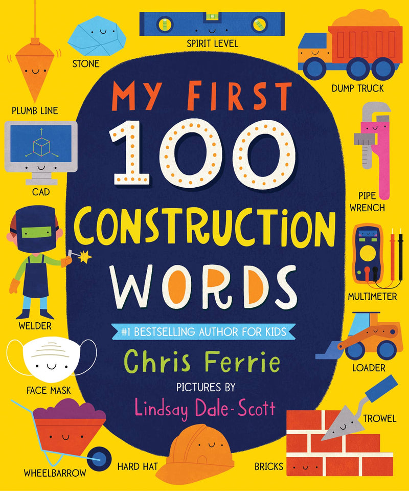 My First 100 Construction Words (Board Book -Padded)