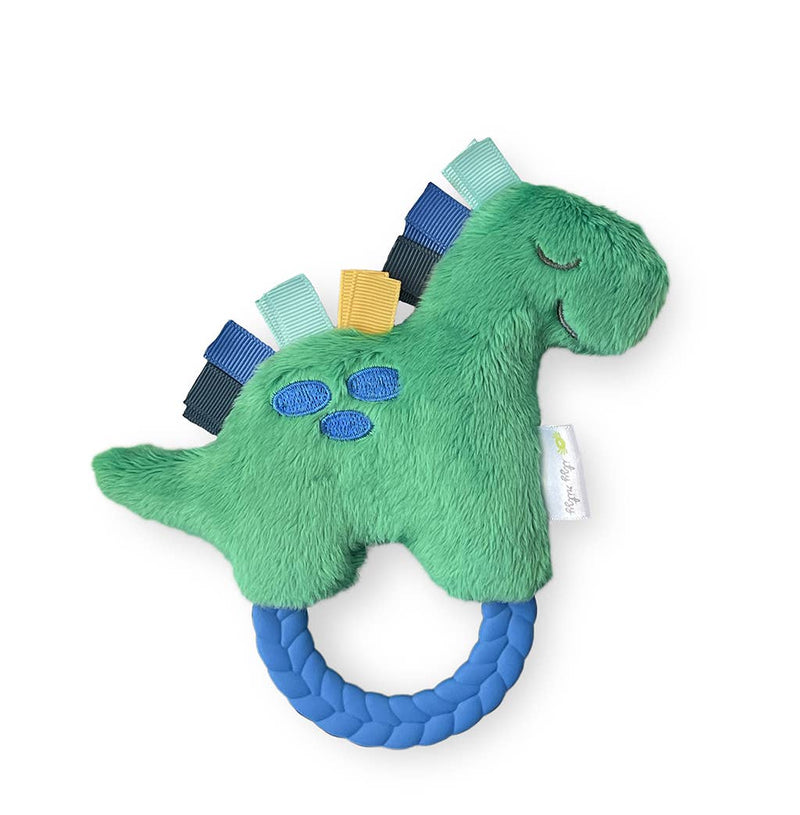 Ritzy Rattle Pal Plush Rattle Pal with Teether - Dino