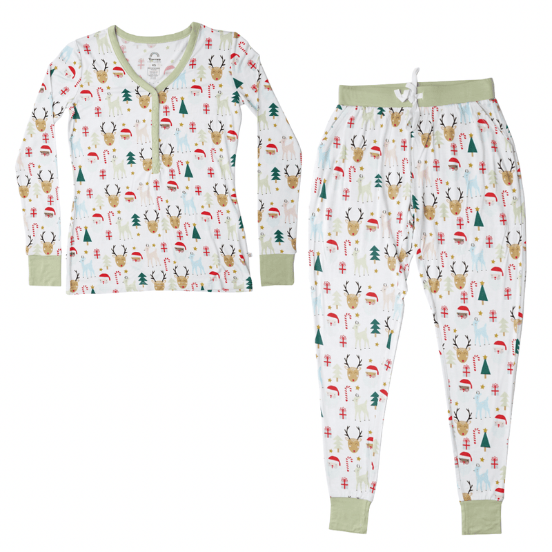 Emerson and Friends | Santa and Friends Christmas Women's Bamboo Set