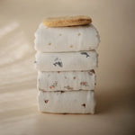 Muslin Swaddle Blanket Organic Cotton (Crowns)