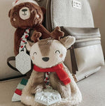 Itzy Lovey Holiday Reindeer Plush + Teether Toy