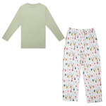 Emerson and Friends | Santa and Friends Relaxed Bamboo Lounge Pajama Set