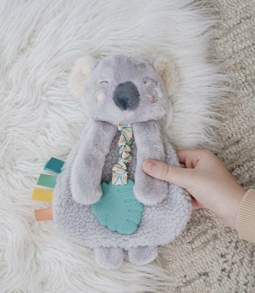 Itzy Love Koala Plush with Silicone Teether Toy