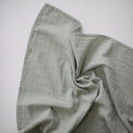 Muslin Swaddle Blanket Organic Cotton (Sage)