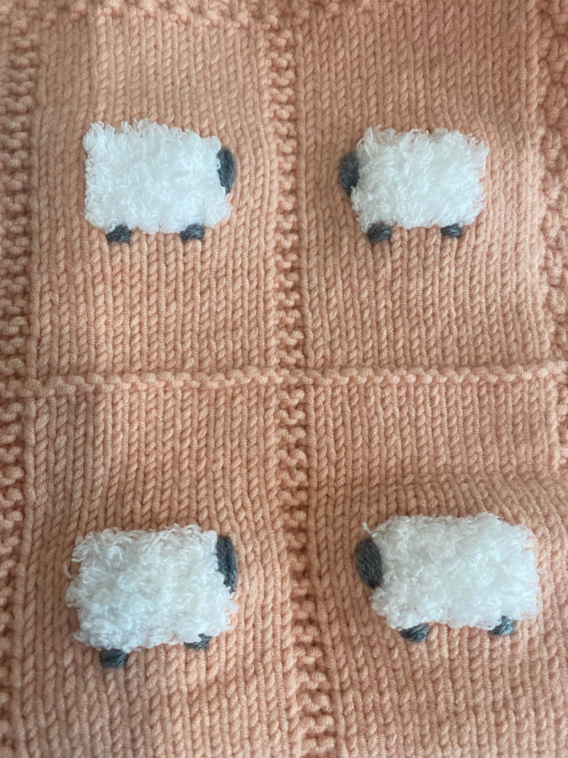 Sheep Dreamzzz | Handmade Baby Blanket