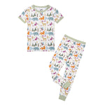 Emerson & Friends | Forest Friends Short Sleeve Bamboo Toddler Pajama Set