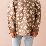 Floral Jacquard Weave Pullover