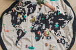 Worldmap/stars Playmat/Toy Storage Bag