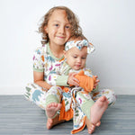 Emerson & Friends | Forest Friends Short Sleeve Bamboo Toddler Pajama Set
