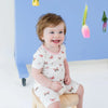 Kyte BABY | Short Sleeve Pajama Set in Butterfly