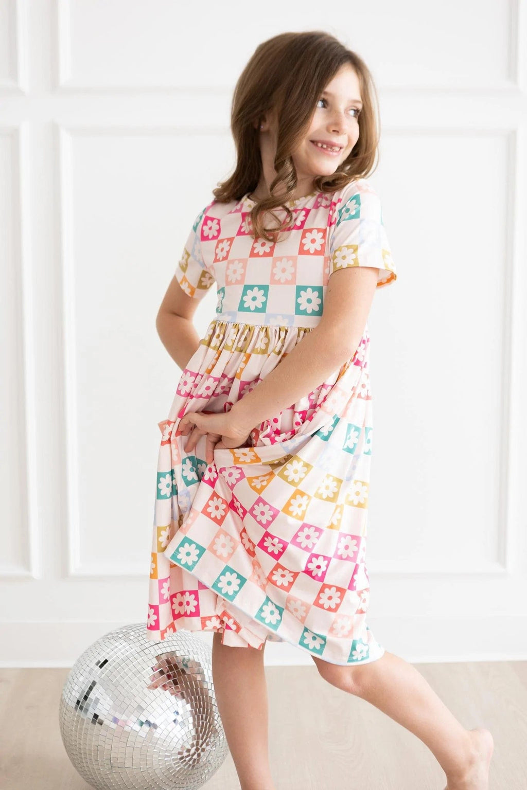 Mila & Rose | Checkmate S/S Pocket Twirl Dress