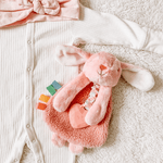 Itzy Love Bunny Plush with Silicone Teether Toy - Anna the Bunny