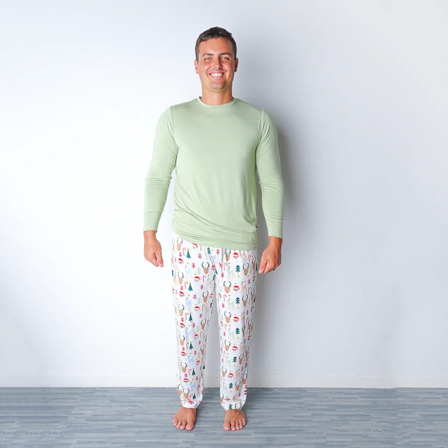 Emerson and Friends | Santa and Friends Relaxed Bamboo Lounge Pajama Pants