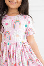 Mila & Rose | Rainbow Daisies S/S Twirl Dress