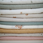 Muslin Swaddle Blanket Organic Cotton (Boats)